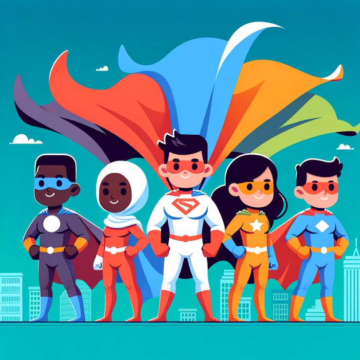 Superhero Team Up Paint By Diamond