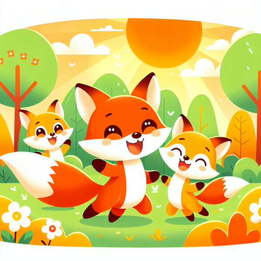 Merry Fox Family Paint By Diamonds