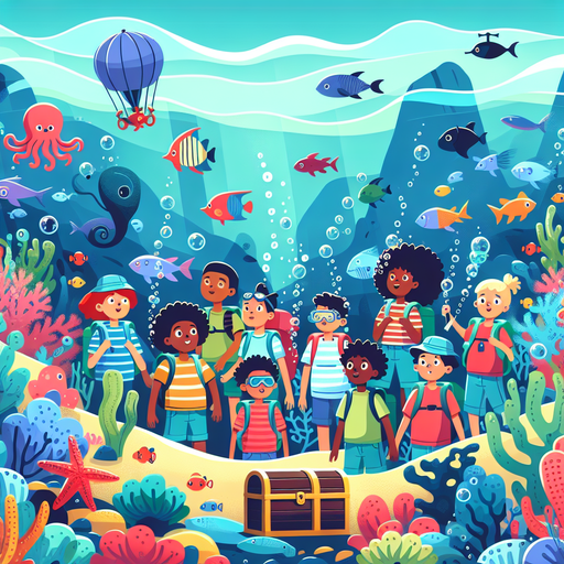 Ocean Explorer's Paradise Paint By Diamonds Art
