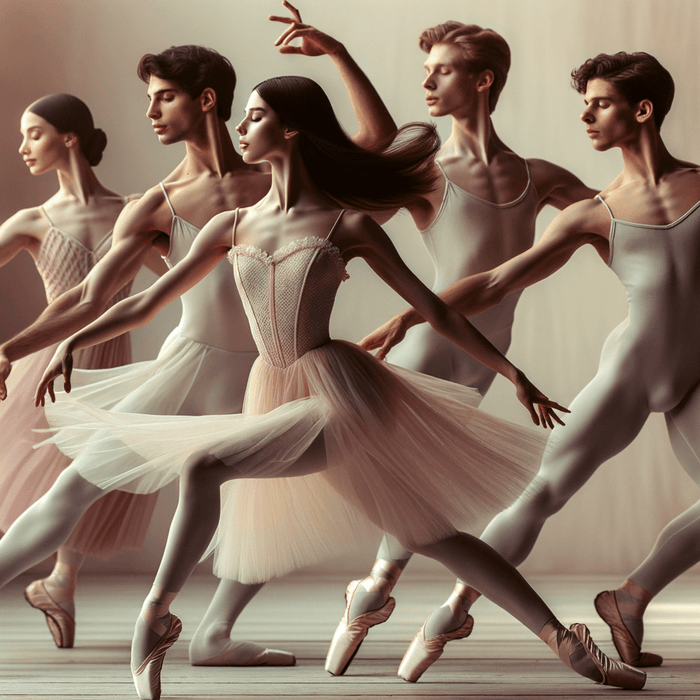 Ballet In Motion Paint By Color