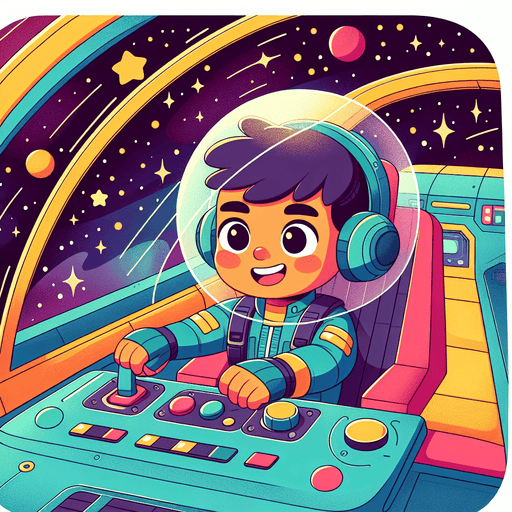 Galactic Starship Pilot Painting By Diamonds Kit