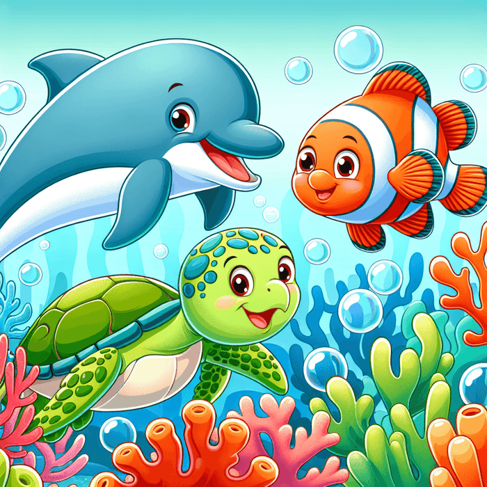 Underwater Adventure Team Paint By Color