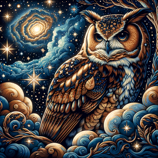 Enchanted Owl Vision Paint By Color