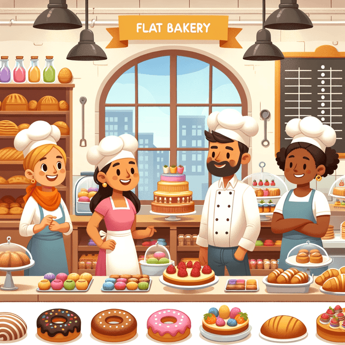 Friendly Neighborhood Bakery Painting Diamond Kit