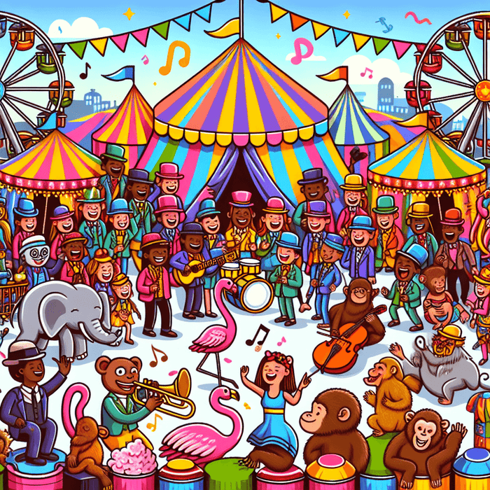Musical Carnival Fiesta Painting Diamond Kit