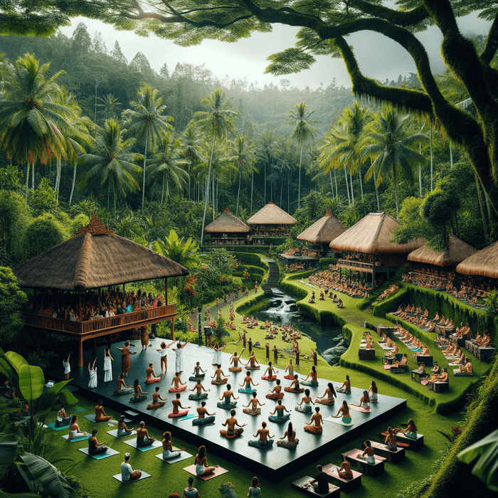 Bali Spirit Festival - Ubud Painting By Diamonds Kit