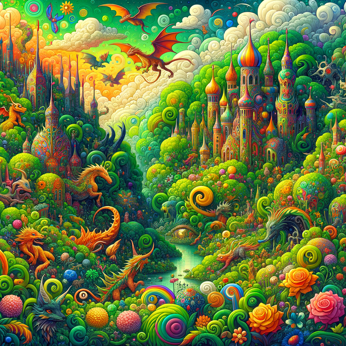 Fantasy Adventure World Paint By Diamond