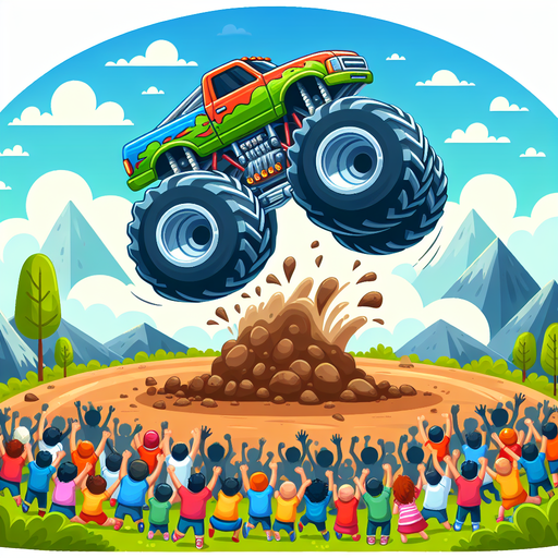 Mighty Monster Truck Diamonded Painting Kits