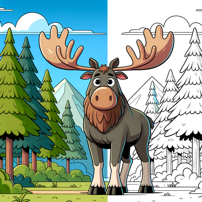 Magical Moose Diamonded Painting Kits