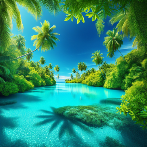 Tropical Lagoon Bliss DIY Paint By Diamonds