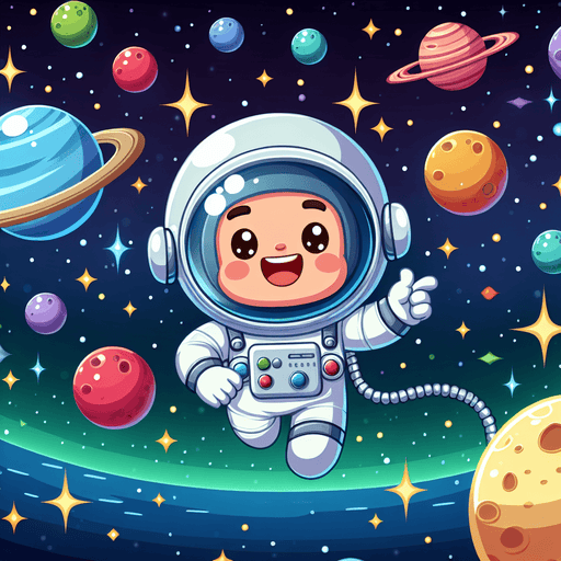 Merry Little Astronaut Paint By Diamonds