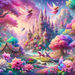 Enchanting Fairytale Landscape Paint By Color