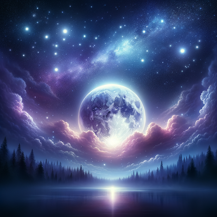 Dreamy Starry Night 5D DIY Paint By Diamond Kit