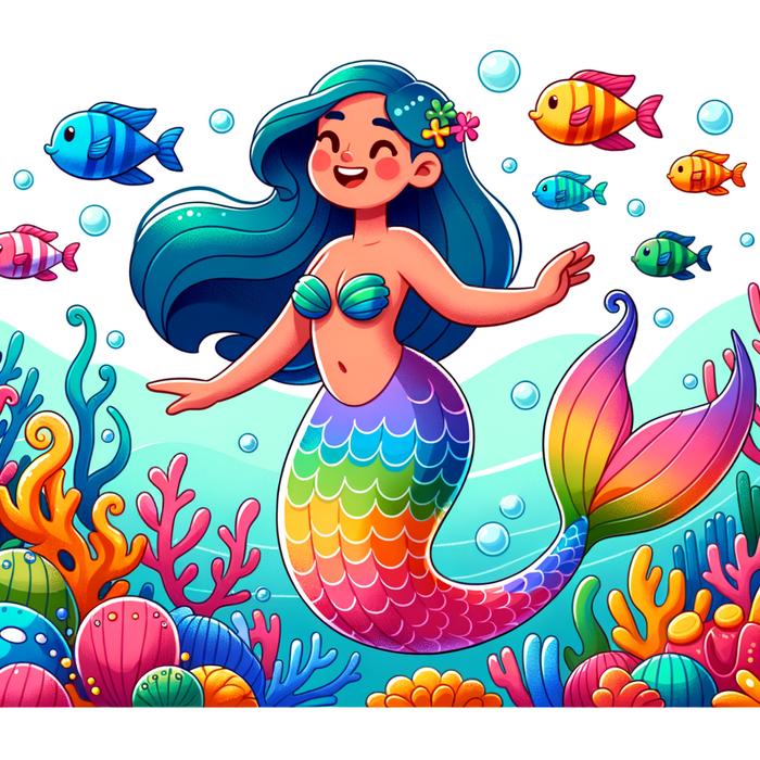 Delightful Mermaid Paint By Diamonds Kits