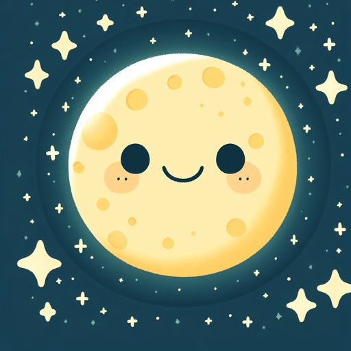 Charming Moon Painting By Diamonds Kit