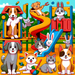 The Playful Playground Pals Diamonded Painting Kits