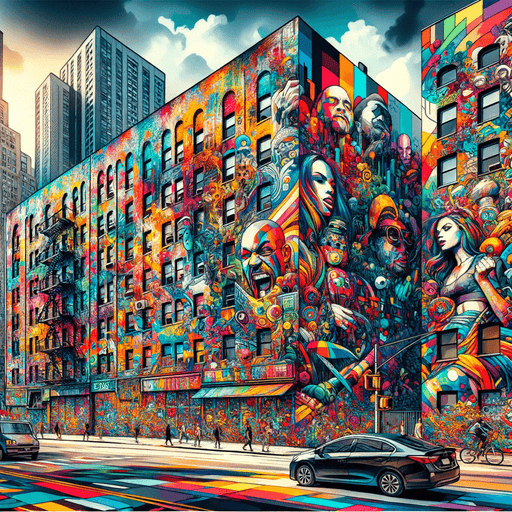 Dynamic Street Art Scene Diamonded Painting Kits