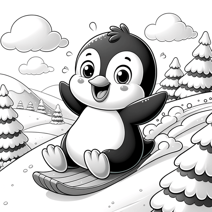 Adventurous Penguin Paint By Diamonds Art