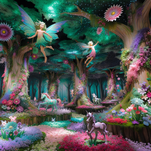 Magical Fairy Forest Paint By Diamonds Art