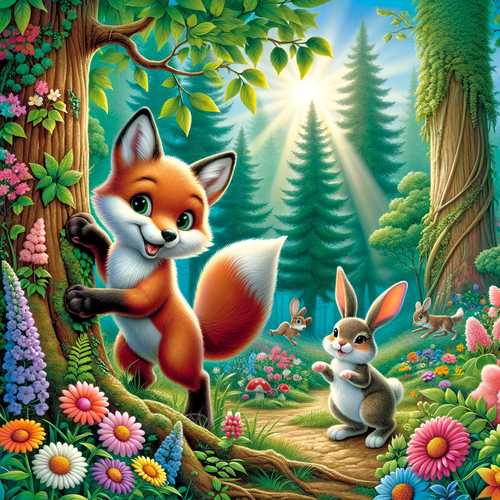 Fantasy Forest Friends 5D DIY Paint By Diamond Kit