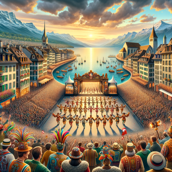 Fête Des Vignerons - Vevey, Switzerland Painting By Diamonds Kit