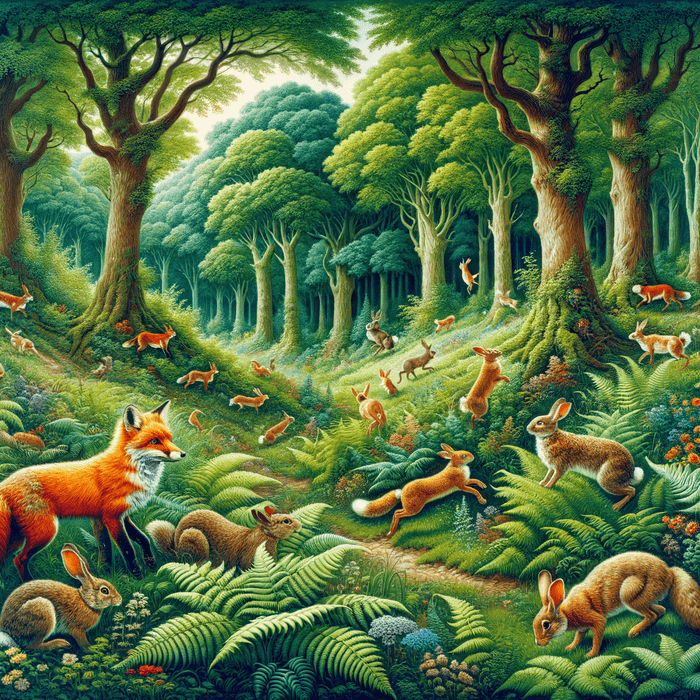 Enchanted Woodland Creatures Paint By Diamonds Art