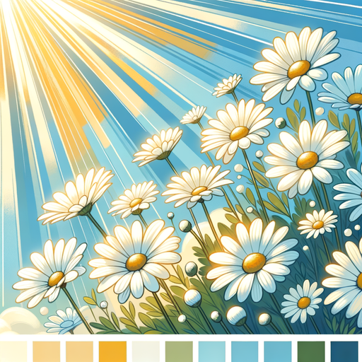 Dancing Daisies Paint By Diamonds Art