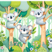 Playful Koala Adventure Paint By Diamonds Kits