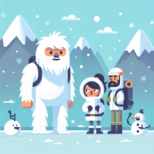 Adventure With Mountain Yeti Paint By Diamonds Kits