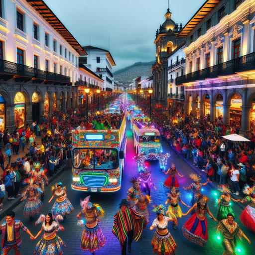 Fiestas De Quito - Ecuador Painting Diamond Kit