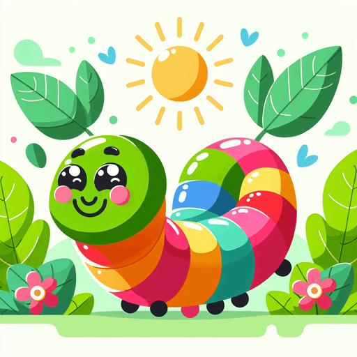 Sunny Caterpillar Painting By Diamonds Kit