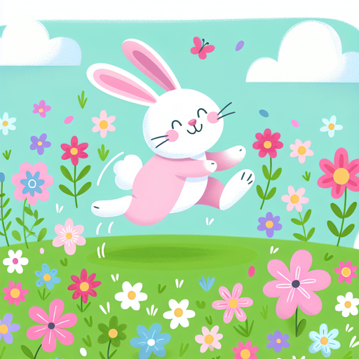 Bunny's Springtime Frolic DIY Paint By Diamonds