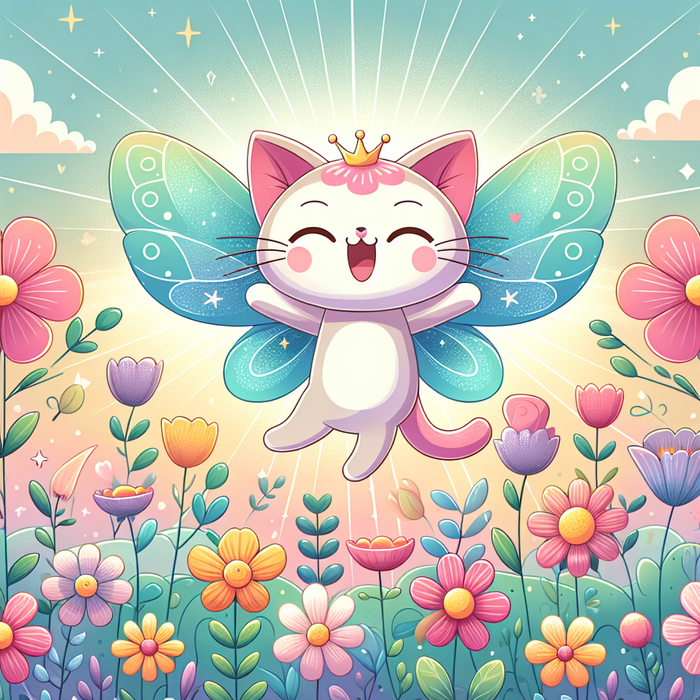 Whimsical Fairy Cat Paint By Diamonds