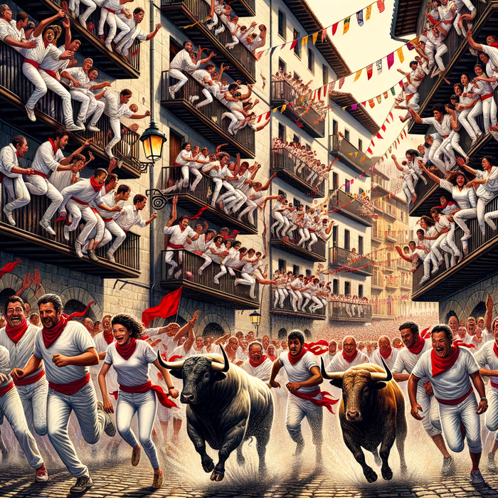 San Fermin Festival - Spain Paint By Diamonds Kits