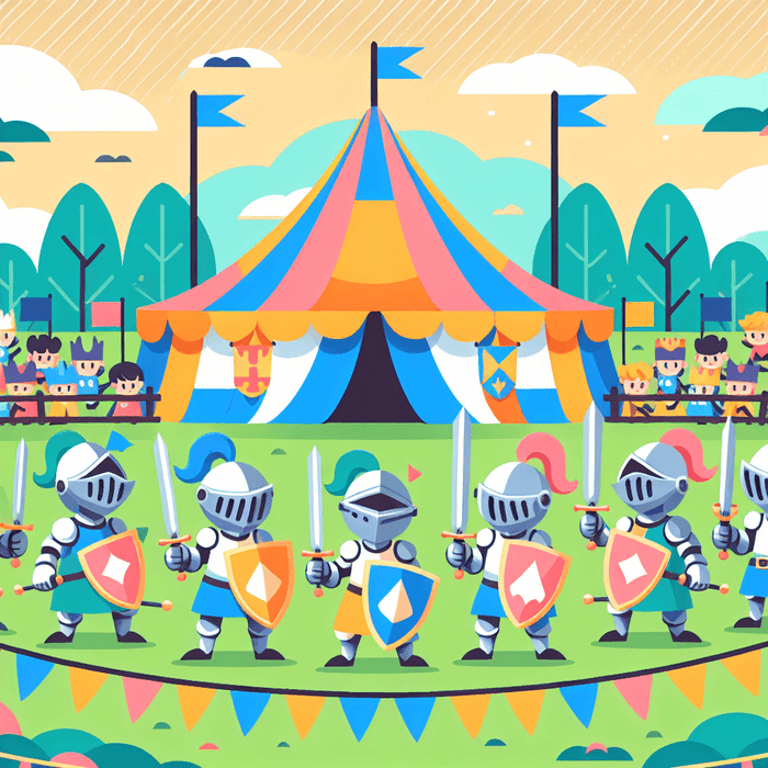 Medieval Knights Tournament Diamond Painting