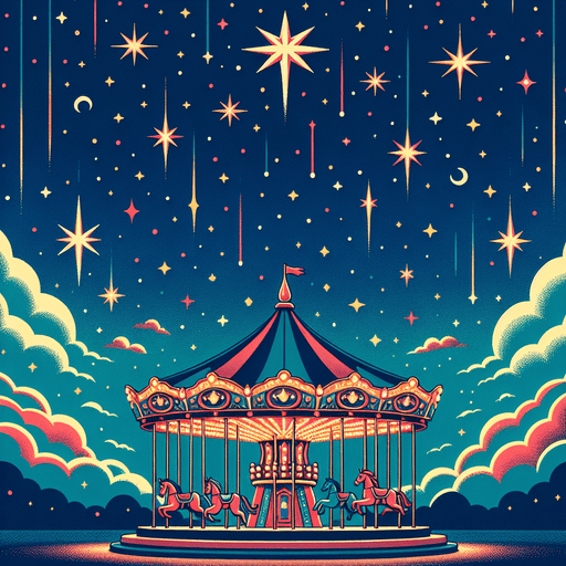 Twinkling Star Carousel DIY Paint By Diamonds