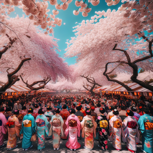 San Francisco Cherry Blossom Festival Paint By Diamond