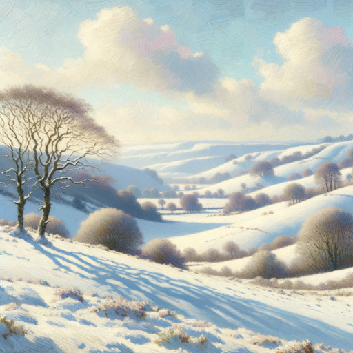 Majestic Snow Serenity Diamond Painting