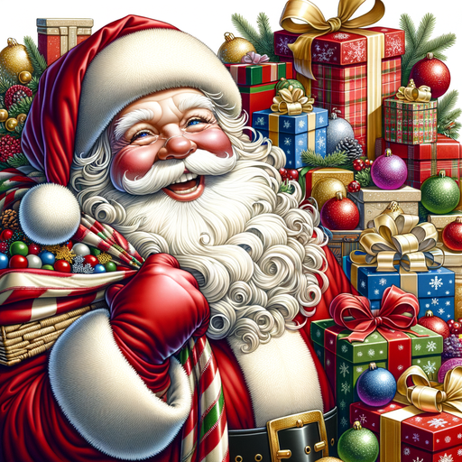 Festive Santa Celebration Diamond Painting