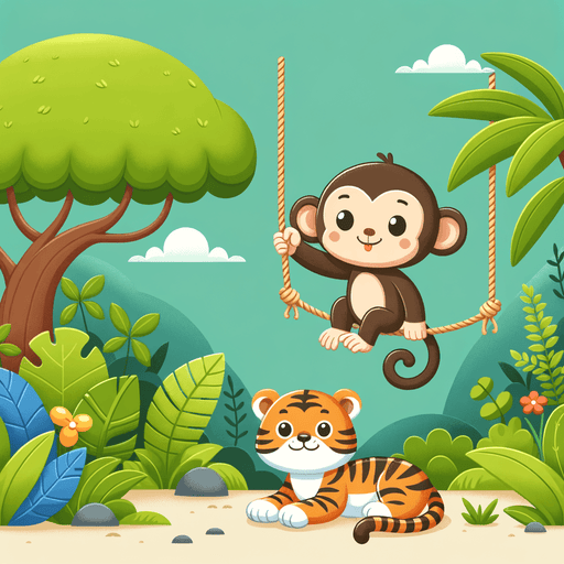 Jungle Expedition - Animal Friends Paint By Diamond