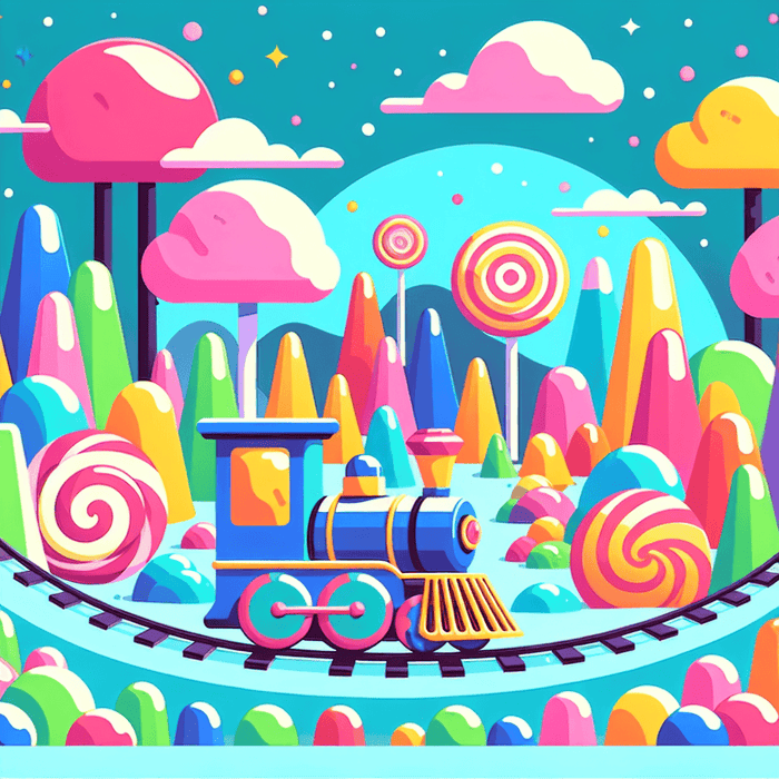 Toyland Express Paint By Diamond