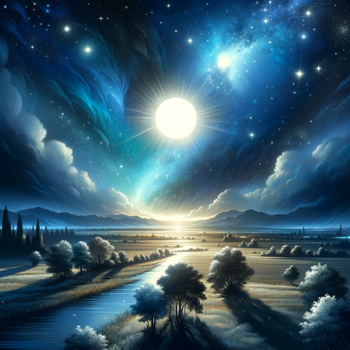 Dreamy Starlit Sky Paint By Color