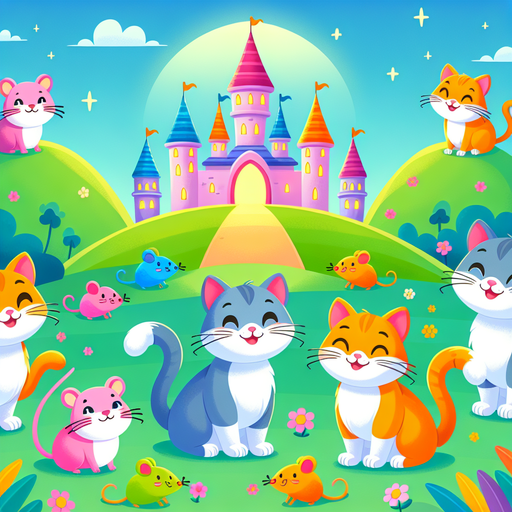Cuddly Cat Kingdom Paint By Color