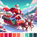 Santa's Joyful Arrival Diamond Painting