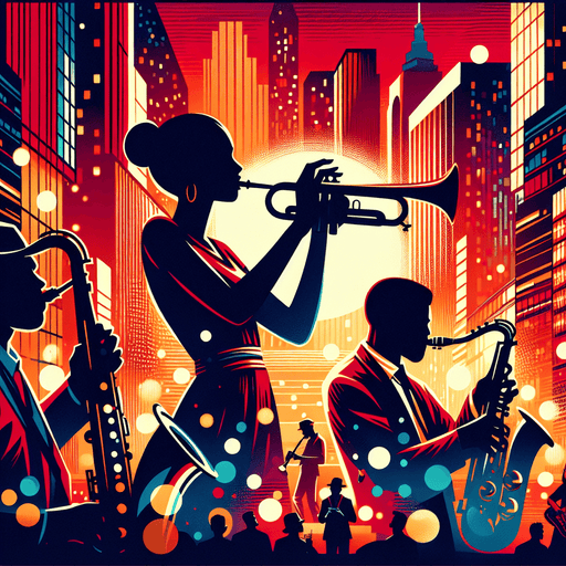 Urban Jazz Scene Painting Diamond Kit