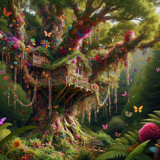 Magical Treehouse Diamond Painting