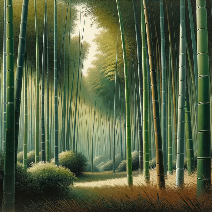 Serenity Bamboo Grove Paint By Color