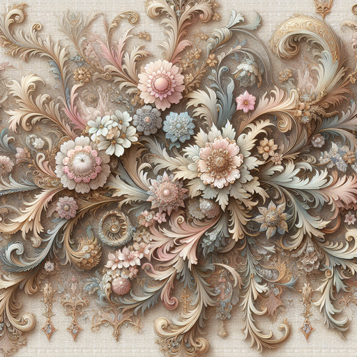 Victorian Floral Symphony Paint By Diamond