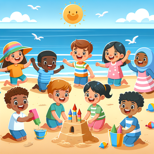 Sunny Beach Day Escapade Diamonded Painting Kits