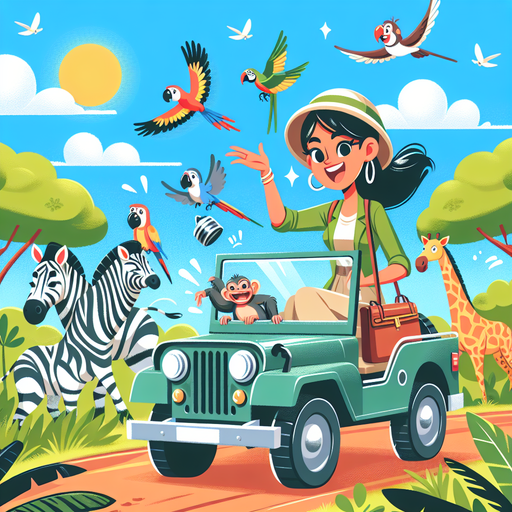 Tropical Safari Expedition Paint By Diamonds Kits